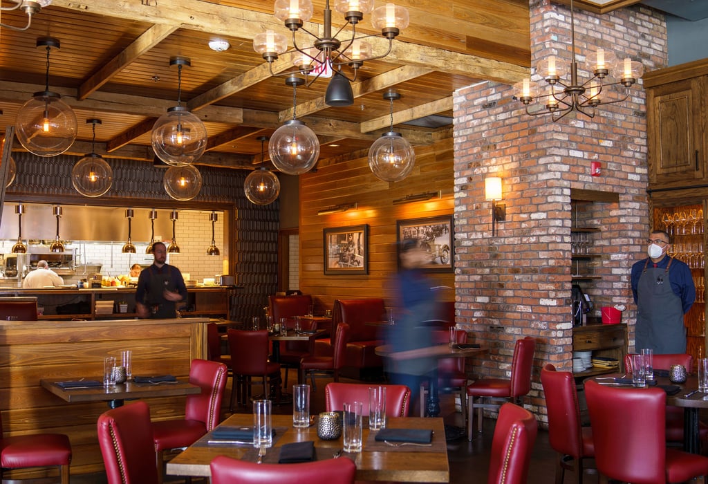 Dining room of a restaurant supported by MarginEdge
